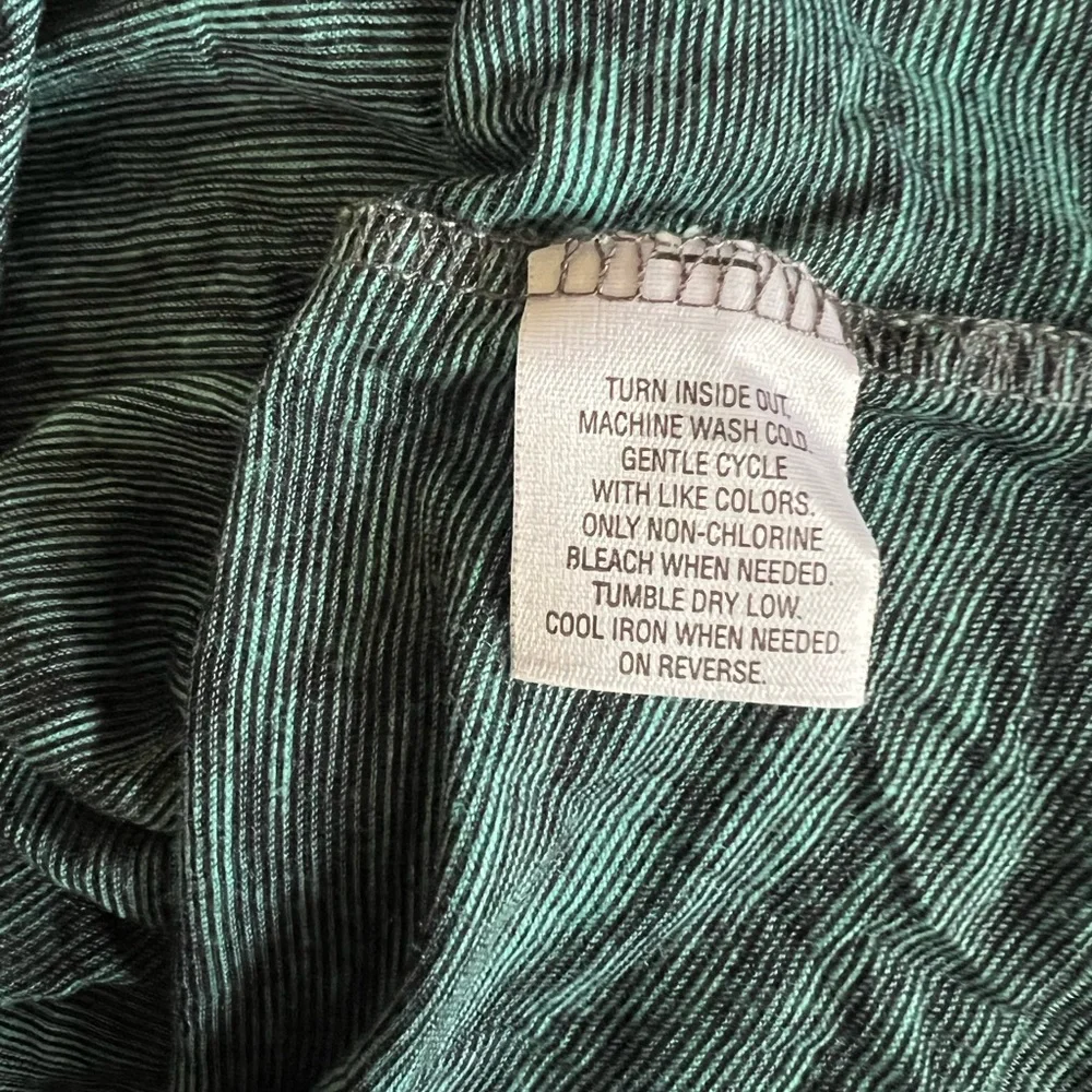 Style & Co. Teal Mandala Short Sleeve Top - Picture 5 of 5